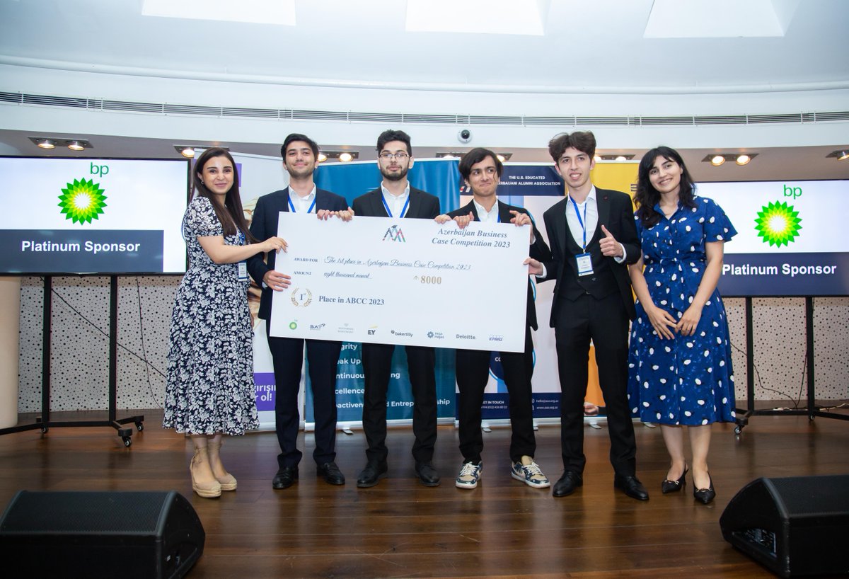 bp_Azerbaijan's tweet image. #bp has sponsored Azerbaijan Business Case Competition (#ABCC) 2023. The purpose of the competition is to create an environment for students to develop their business analysis and presentation skills for preparing them to become future business leaders of the country. #ABCC2023