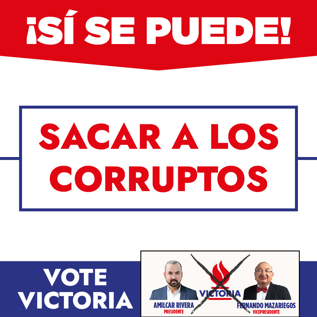 AmilcarRiveraGT's tweet photo. #TodosContraElPactoDeCorruptos Estamos a 6 días cambiar la historia en Guatemala. #SíSePuede #VoteVictoria 🔥
#LlamaVistaLlamaMarcada #GuatemalaDecide2023 #NoSandra #NoZury #NoMulet #NoConde #NoALaCorrupción #NoAlFraudeElectoral https://t.co/HeB4iSNlSd