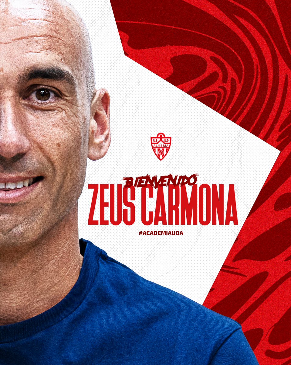 📢 OFICIAL | Zeus Carmona será el entrenador del #UDAJuvenilA en la temporada 2023/2024.

▪️ El técnico malagueño llega tras realizar una gran campaña dirigiendo al juvenil A del <a href="/futbolbaseECF/">Fútbol Base Elche CF</a>.

¡Mucha suerte! 😃🔴⚪️