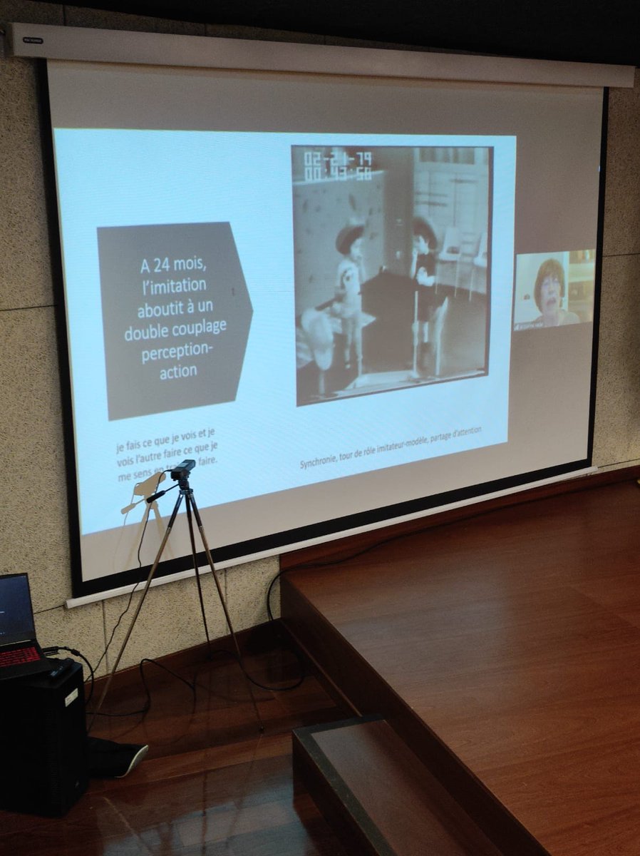 ARBIT_project's tweet photo. The MOOC on augmented reality for the development of imitation in autism, aimed at the educational community, was presented at the event. Jacqueline Nadel from @LutinUserLab participated online to analyse imitation and its importance in the development of autism. https://t.co/WGaBgLqWus