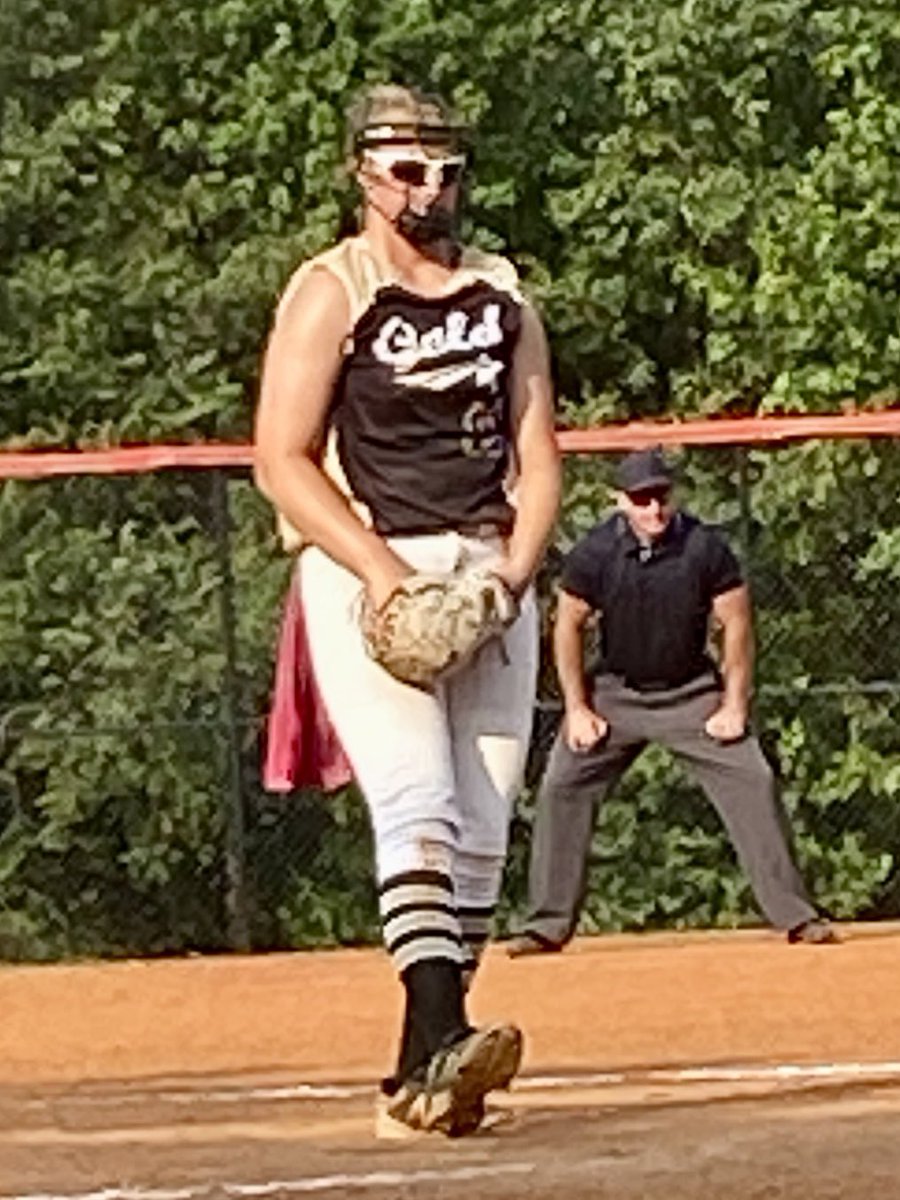 hall_ansley's tweet photo. Pitched 22 innings in the Champions Elite Showcase. Our team went an amazing 7-0.
In game speed was clocked at #63mph in the fifth inning by an on-looking college coach.
#APGold https://t.co/HRTDubk7Bk