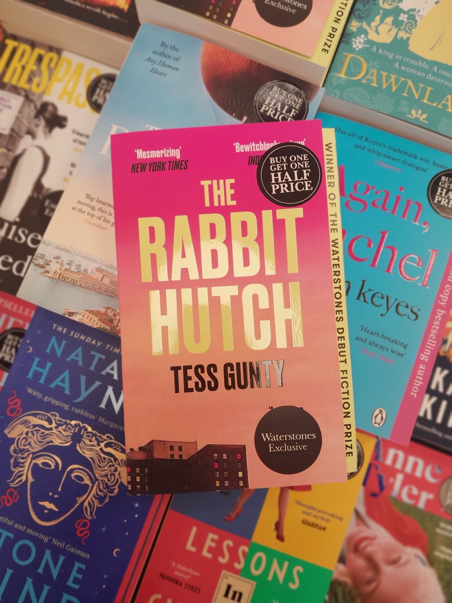 HexhamBooks's tweet image. Out now in paperback: winner of the Waterstones Debut Fiction Prize, The Rabbit Hutch by Tess Gunty.

Our booksellers have been reading novels eligible for this year's prize - very exciting! Stay tuned for the #WDFP shortlist announcement on 13th July...