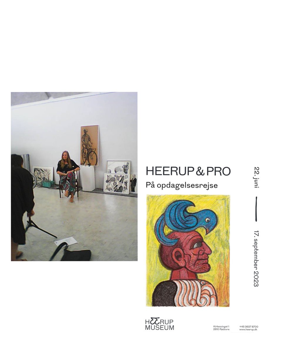 Ny udstilling vil skabe levende dialoger over kendt kunstners værker sn.dk/roedovre-kommu… 
#sjællanskemedier #heerup #heerupmuseum