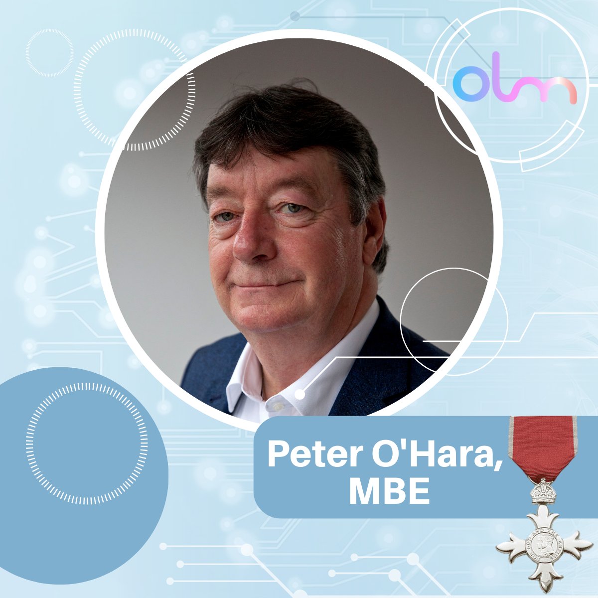 Thrilled to share that our Founder &amp; CEO, Peter O'Hara, has received an MBE for his outstanding work in Social Care. Peter's dedication and innovative use of tech have shaped OLM into a sector leader over 33 years. Congratulations, Peter, on this well-earned honour! #SocialCare
