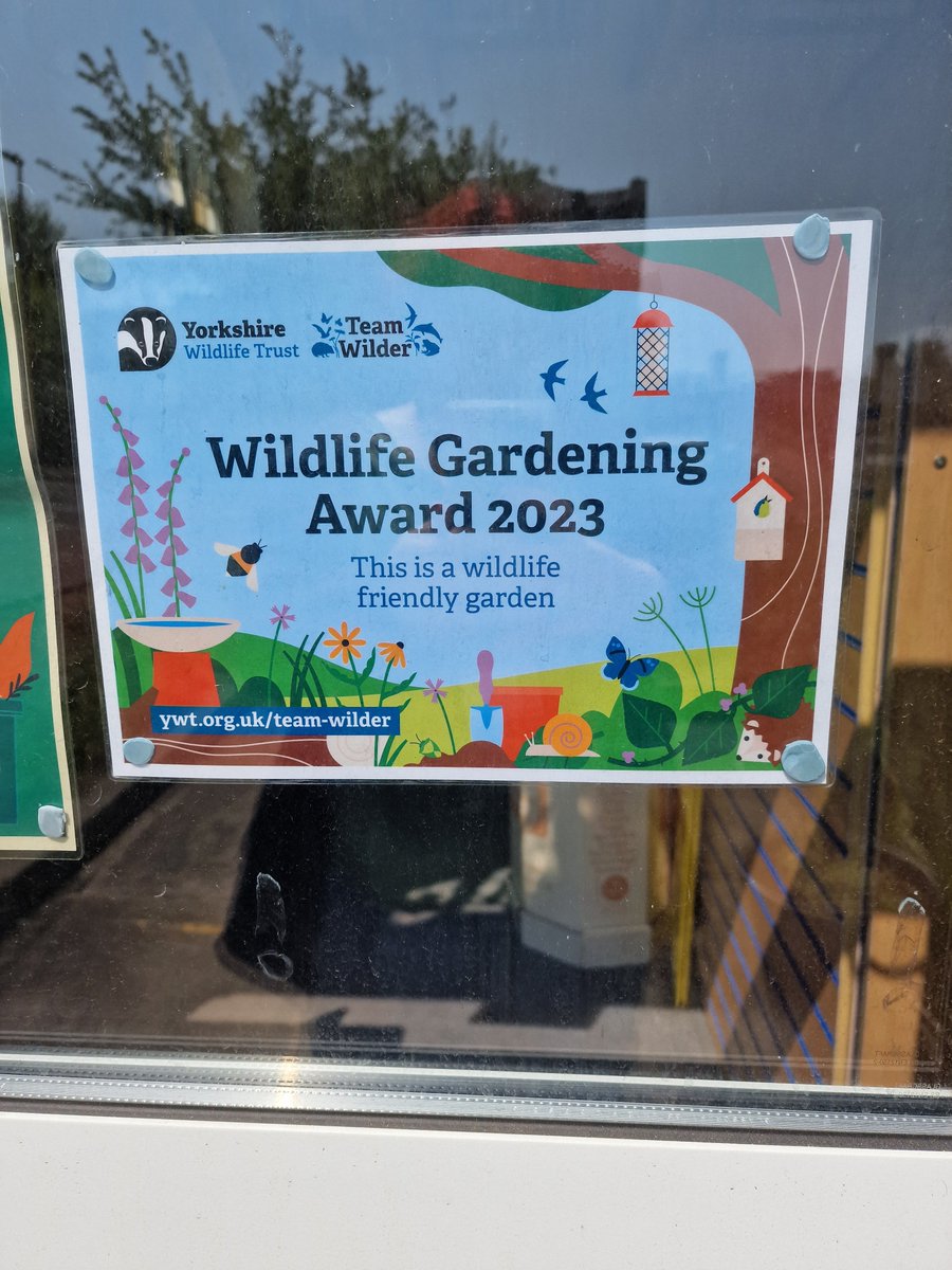 Our garden is officially wildlife friendly! We've seen a lot of birds on the feeder and today we found some ladybird larvae on the Dahlia seedlings #TeamWilder