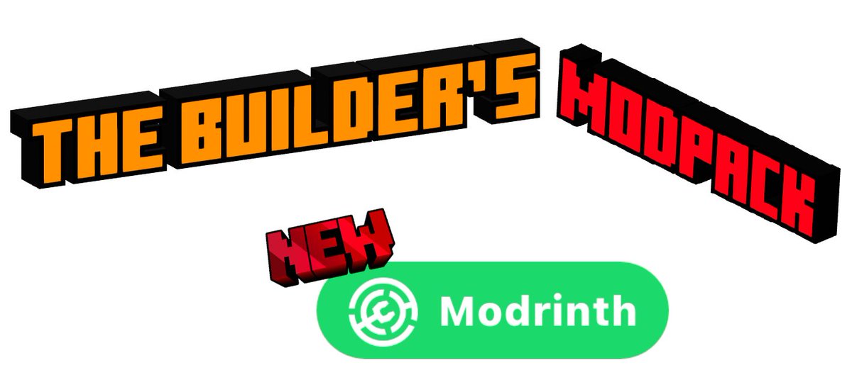 I'm glad to announce you that we port The Builder's Modpack on <a href="/modrinth/">Modrinth</a> !
New tools, insane performances, shaders pre-installed/configured, and play with your friends without renting a server!

modrinth.com/modpack/the-bu…