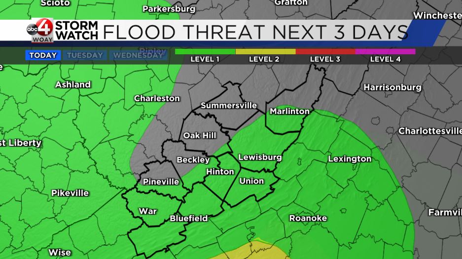 Get ready for the rain!
Every day this week has a decent chance for scattered showers and storms. Those storms are not going to be severe.
Be prepared for water in roadways, low lying areas, and areas with poor drainage.
#wvwx #westvirginia #rain