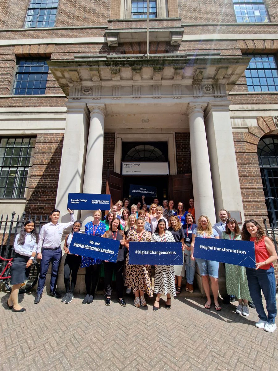 SuzKhamis's tweet image. Our final day of cohort 1 #digitalmaternityleaders course @imperialcollege! 
We made it! #digitaltransformation @JulesGudgeon Such a fantastic experience!