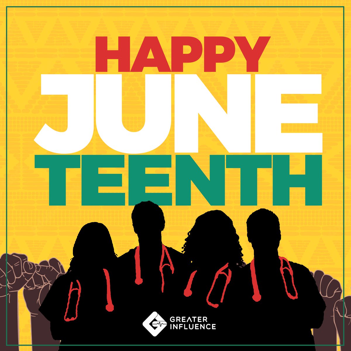 Greater Influence would like to wish everyone a Happy Juneteenth! Today, we reflect on the many sacrifices made by those who came before us and continue to progress in their remembrance.