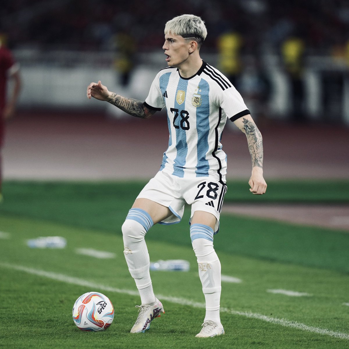 🇦🇷 Alejandro. 

@AGarnacho7 came off the bench for <a href="/Argentina/">🇦🇷 Selección Argentina ⭐⭐⭐</a> in their 2-0 win against Indonesia 👏

#MUFC