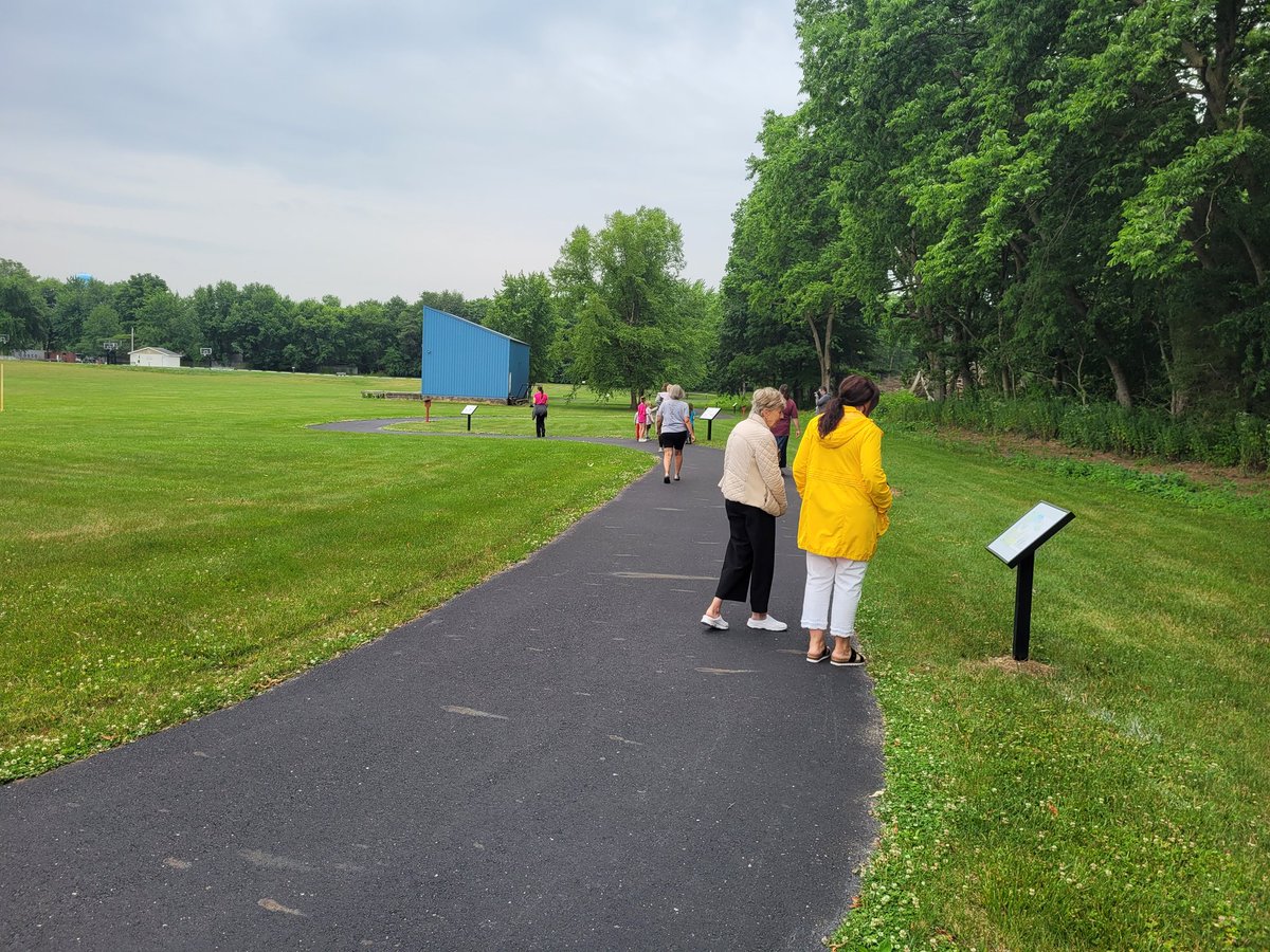 Attended the ribbon cutting for the "Story Walk" at the Morristown Community Park today.  What a great way to incorporate reading and a little exercise together.  Thank your to the Morristown Library and everyone who made this possible.