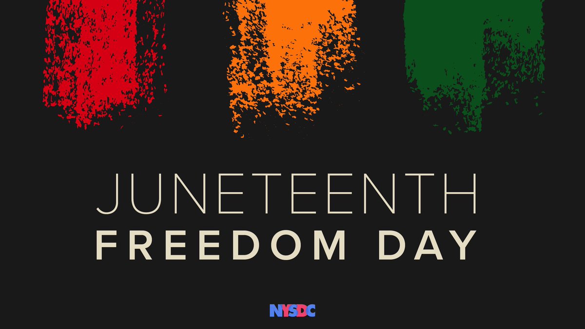 On Juneteenth we remember the horror of the institution of slavery and the impacts that it has had on this nation, and its people. I am proud that we recently passed the NYS Community Commission on Reparations Remedies to study the effects of slavery on present day society in NY.