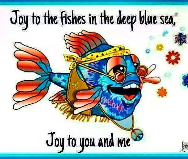 Joy to the fishes in the deep blue sea, joy to you and me. 

#laughteryoga #laughter #joy #gratitude #reiki #intuition #medicalintuition #mindfulness #meditation