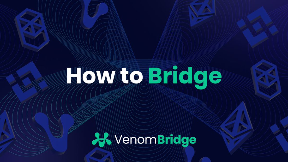 What is needed to do bridging with #VenomBridge 

➡️Connect your #Venomwallet with #Metamask, #WalletConnect, or #CoinbaseWallet.  

Learn more here: testnet.venombridge.com