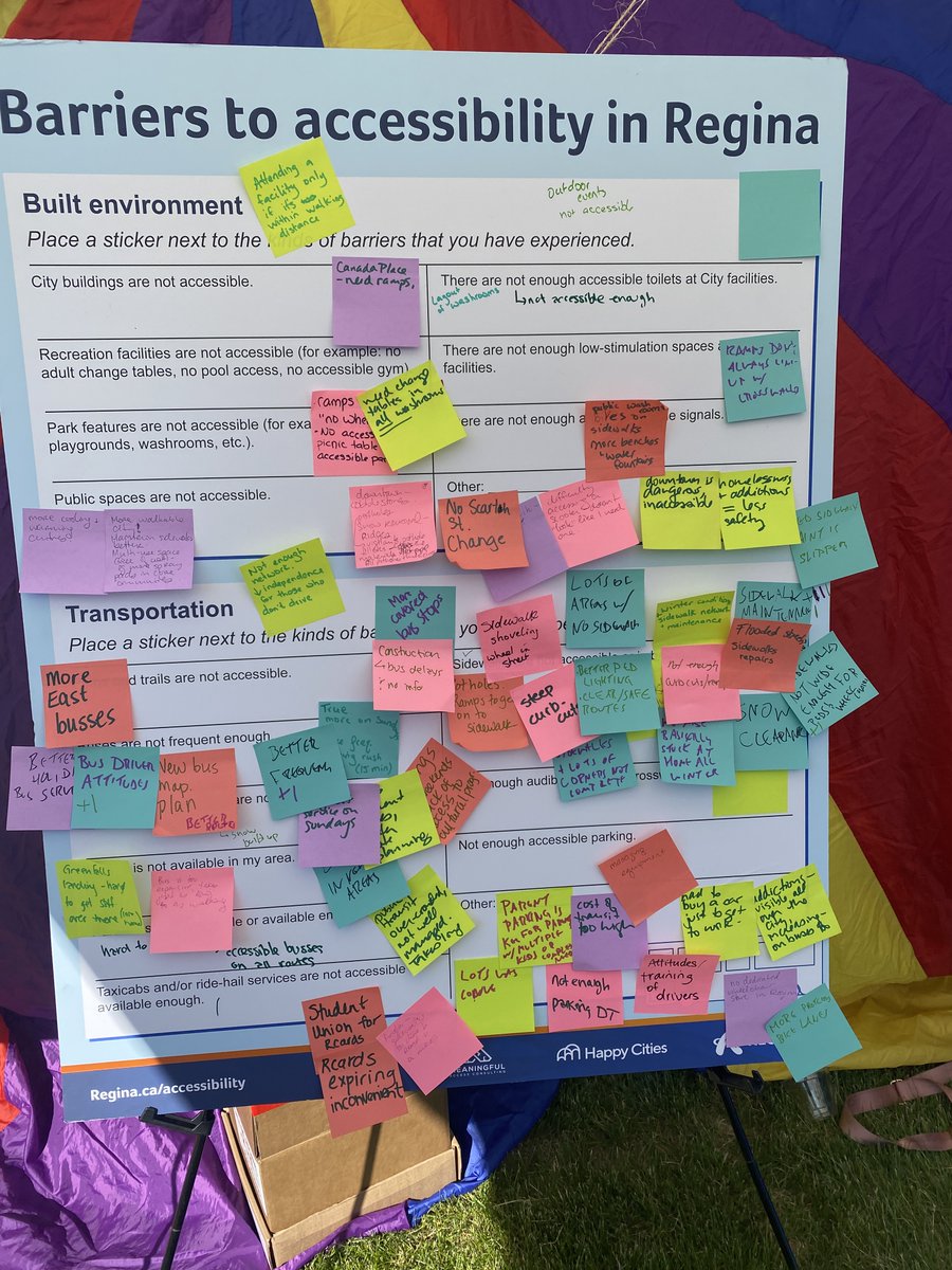HappyCitiesTeam's tweet photo. We are grateful to have spent time in @CityofRegina this June with @Marco_Pasqua & @KHPasqua to hear community priorities for the City's #AccessibilityPlan.
Friends in Regina, it's not too late to fill out the online survey! Learn more: https://t.co/F3KpcMeRvG https://t.co/7lMP9gzTNF