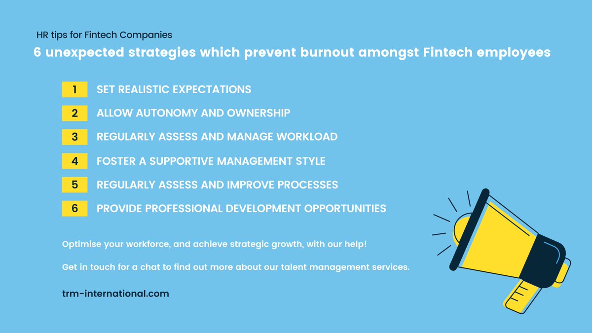 Preventing burnout among fintech engineer employees is crucial for maintaining their well-being and productivity. Here are some strategies that can help: 

lnkd.in/eUyxUQCG

#fintech #productivity #engineer #news #mentalhealth #news #blockchain #recruitment #crypto #HR