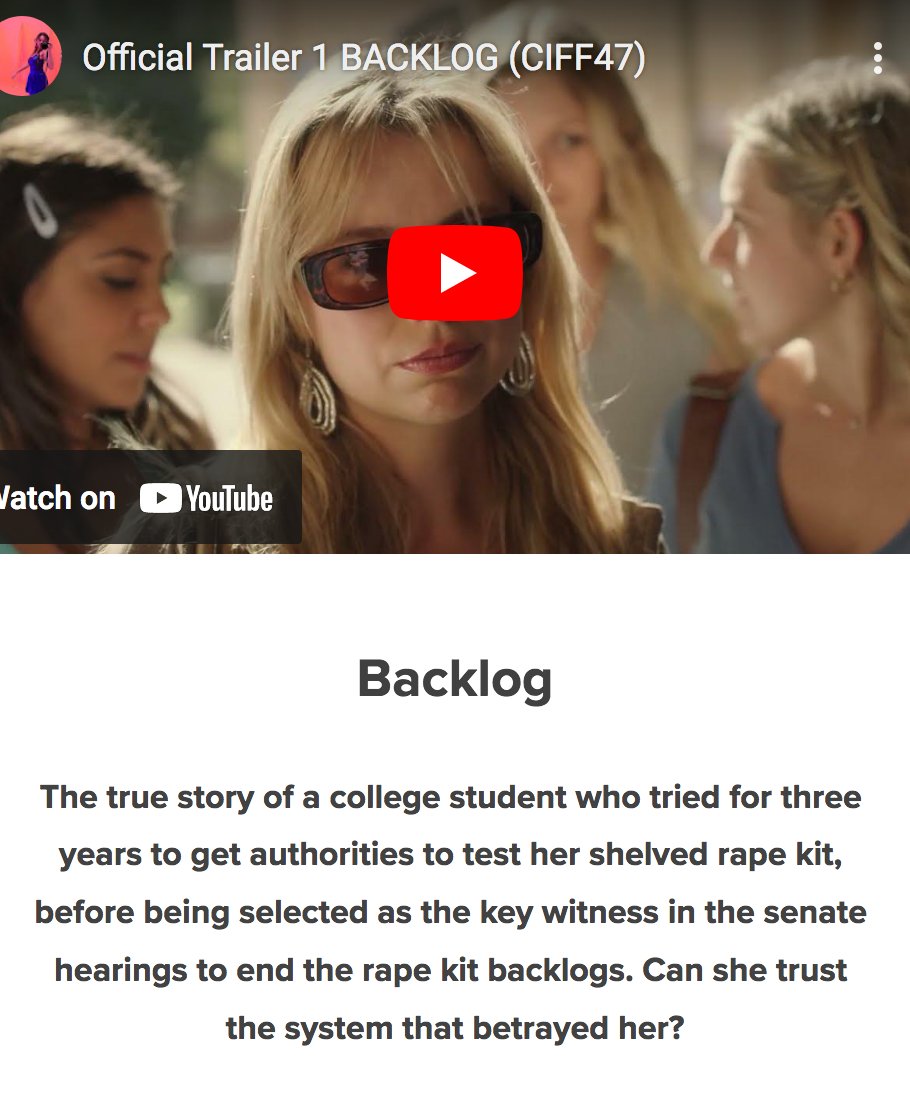 WMoving_S's tweet photo. We interview BACKLOG Writer/Director/Producer Jacqueline Elyse Rosenthal 

#backlogfilm #endthebacklog #sasurvivor #sexualassault #rapekitbacklog #rapekit #support

https://t.co/kRpseVQ8JH https://t.co/EWnGjp36x3