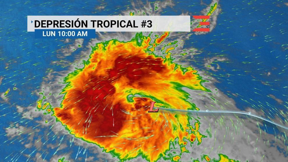 #ÚLTIMOMINUTO

El Centro Nacional de Huracanes <a href="/NHC_Atlantic/">National Hurricane Center</a> confirma que se forma la Depresión Tropical N° 3 ubicada  en el Océano Atlántico Central y empezará a emitir boletines desde las 11 am.

#ConMaduroPalante 

Foto Cortesía