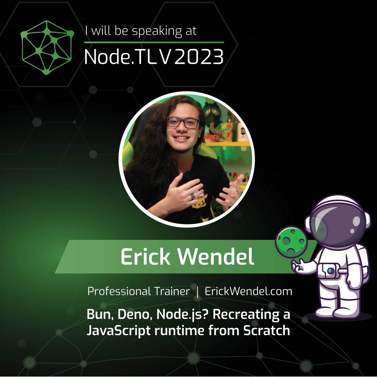 erickwendel_'s tweet photo. WOWWWW Israel here I go 🥳🇮🇱📌 Here's how you can be part of it 🔥
@NodeTLV is just around the corner and I'm thrilled to be part of this fantastic lineup 💥
🧵/1
#nodejs #javascript #techcommunity #publicspeaking #devcommunity #developer #devsecrets #travel #content #nodetlv https://t.co/SzXmUVyoQE