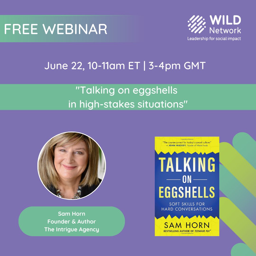 WILDinnovators's tweet photo. **3 days until free webinar**
Unlock the secrets of effective communication with @SamHornIntrigue, renowned author & communication strategist, on June 22 at 10 am ET | 3 pm GMT.
Register: https://t.co/loiFRwlTvA
#WILDleaders #CommandAttention #motivatechange #Insights https://t.co/gblPLIvOKo