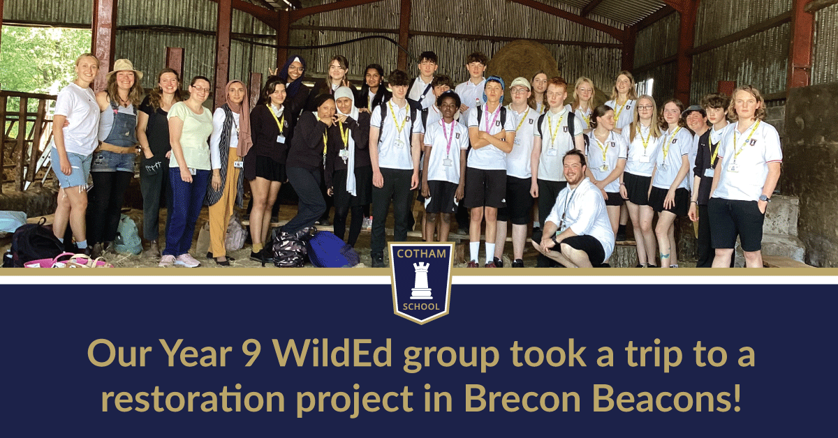 CothamSchool's tweet photo. The WildEd group in Year 9 took a trip to the largest group-led restoration project in the heart of the Bannau Brycheiniog National Park in Wales. Students learned about the work being done with farmers, conservationists and landowners to restore habitats and ecosystems. https://t.co/Kt26pgsBMa