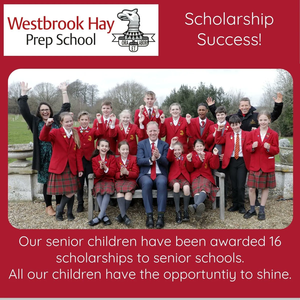Scholarship Success!

We are very proud of all our children who have been successful with their entrance exams to their senior schools. #success #seniorschool