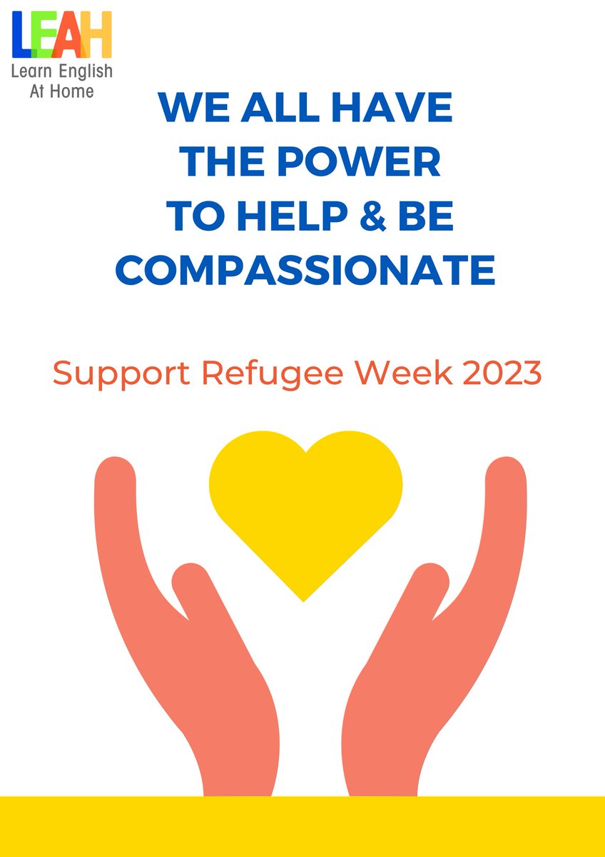 We support and celebrate the resilience and kindness of refugees - we thank them for sharing their stories with us. Being compassionate is a true gift. 💙👏#RefugeeWeek23 #CompassionIntoAction #SimpleActs