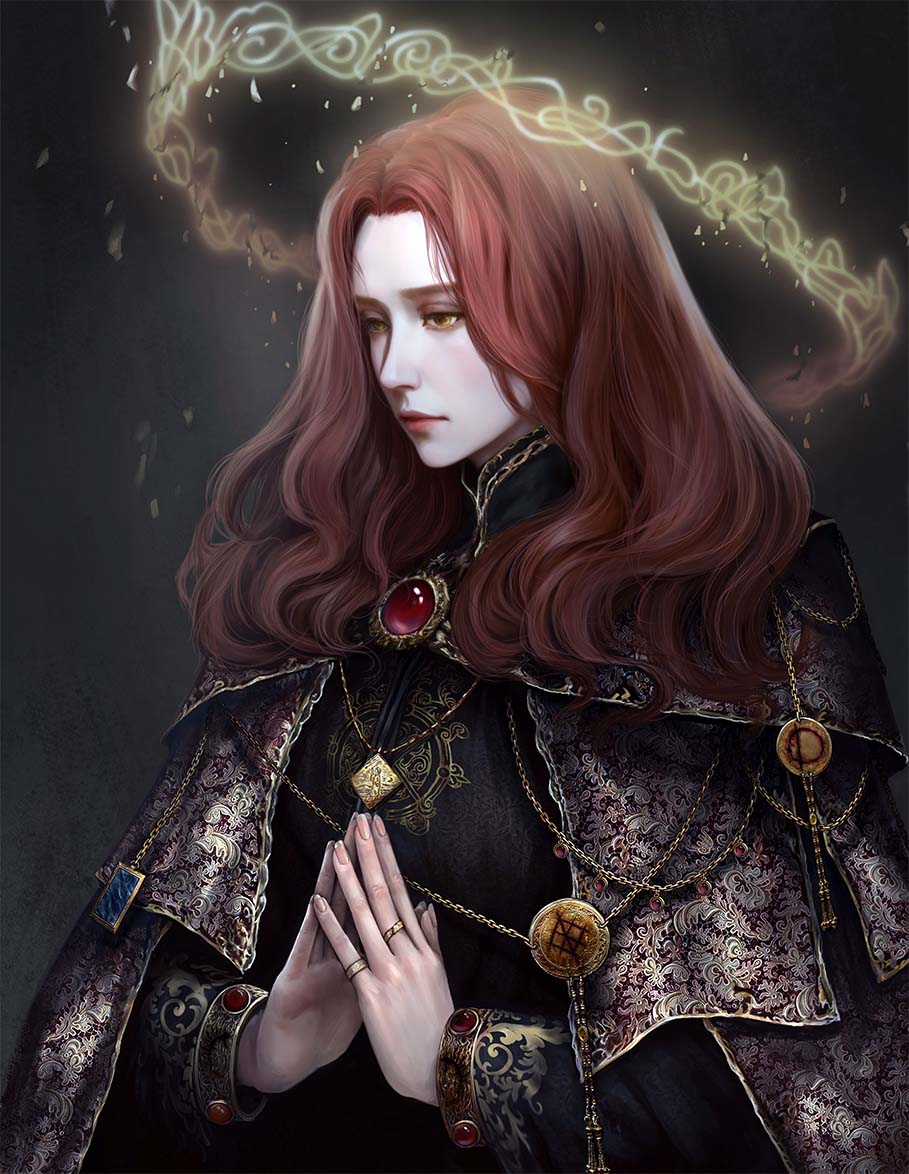 kem1888's tweet photo. Thanks to
@gravitydusty
for giving me the inspiration to finish this beautiful piece and this is the final version【Ranni ~Daughter of Radagon~#EldenRingFanart #EldenRing https://t.co/FCFR4E2LtP