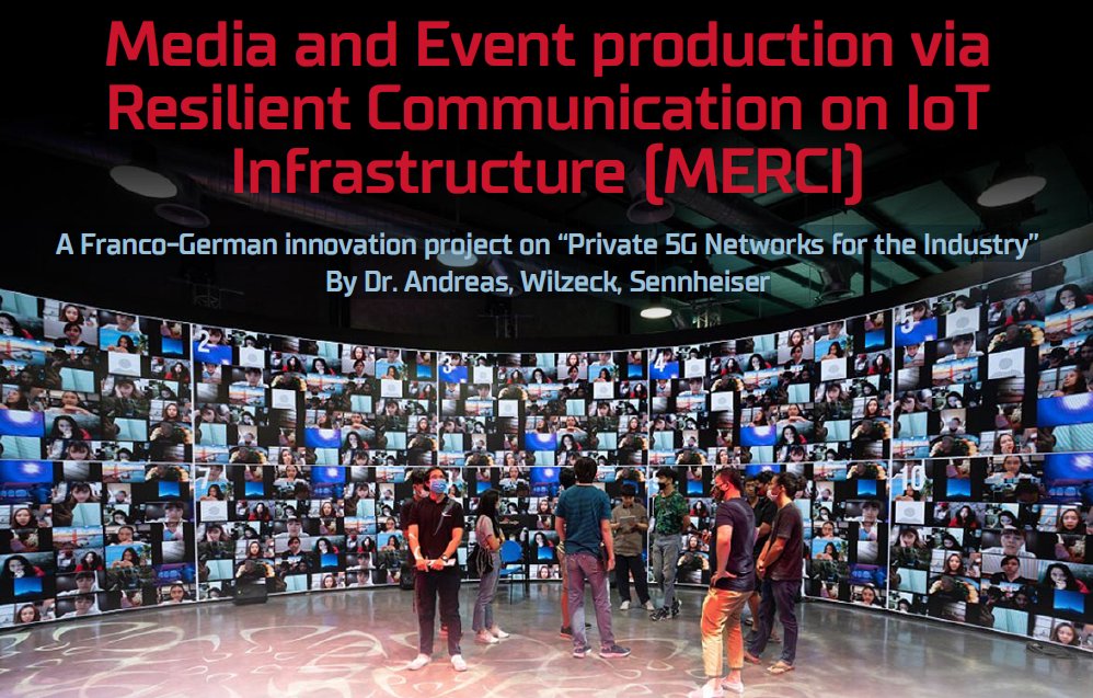 MERCI is a Franco-German innovation project on “Private 5G Networks for the Industry” and aims to develop innovative solutions for private 5G networks
based on or complemented by #DECTNR+. Read the story on p12 of DECT Today: ift.tt/hfCMilB #DECT