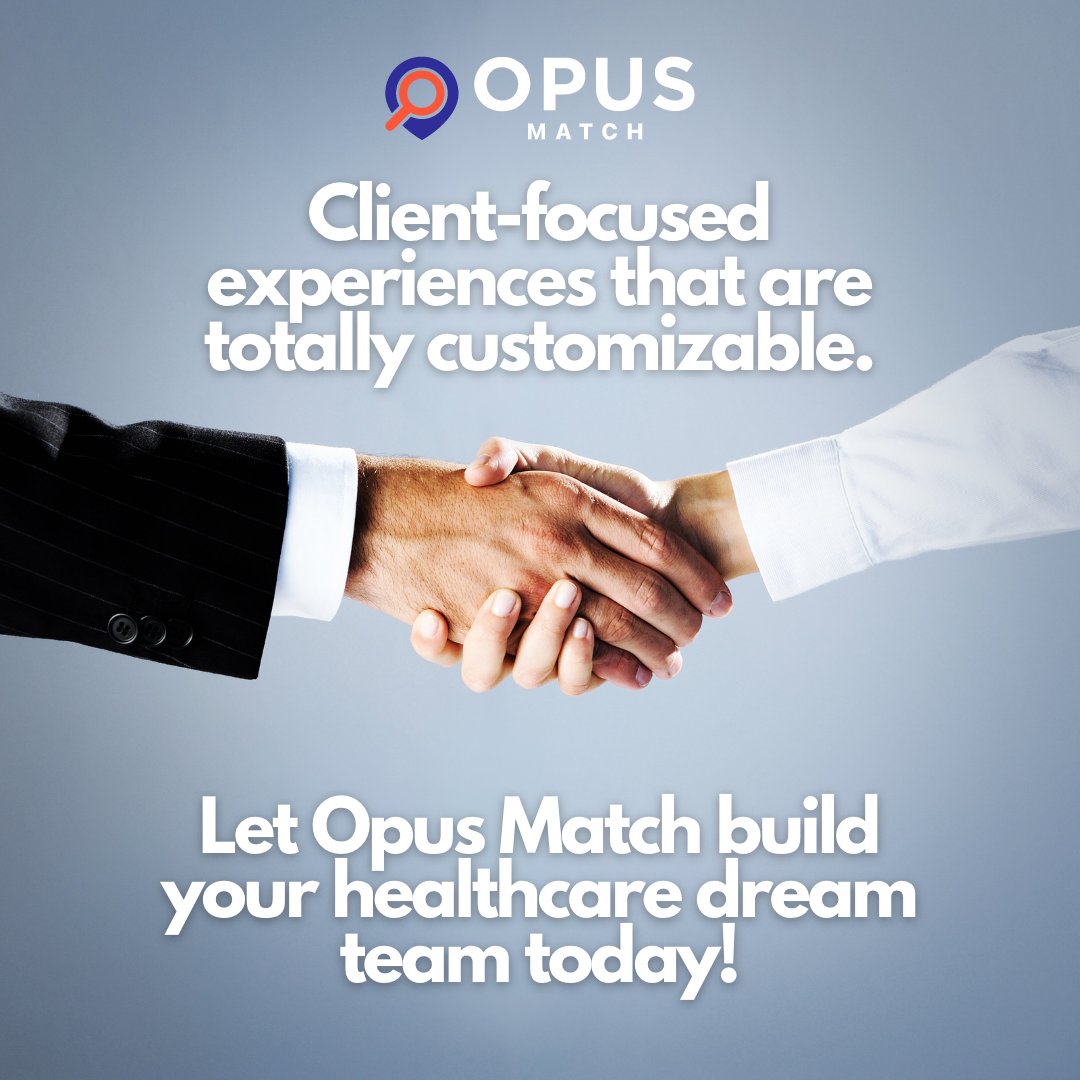 Not only are we focused on candidate data, we're also focused on our clients. See why Opus Match is on top!

#opusmatch #healthcare #healthcarestaffing #staffing #candidatedata #candidatejobs #jobsearch