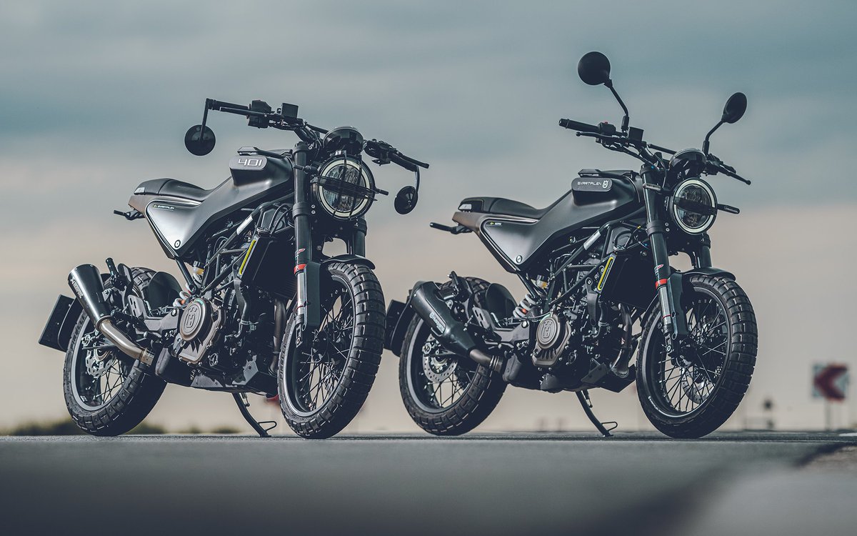 The urban rebel and it's little brother - the Svartpilen 401 and Svartpilen 125.

Where will you be exploring on yours?

#HusqvarnaMotorcycles #RideHusky #GoRide #Svartpilen401 #Svartpilen125