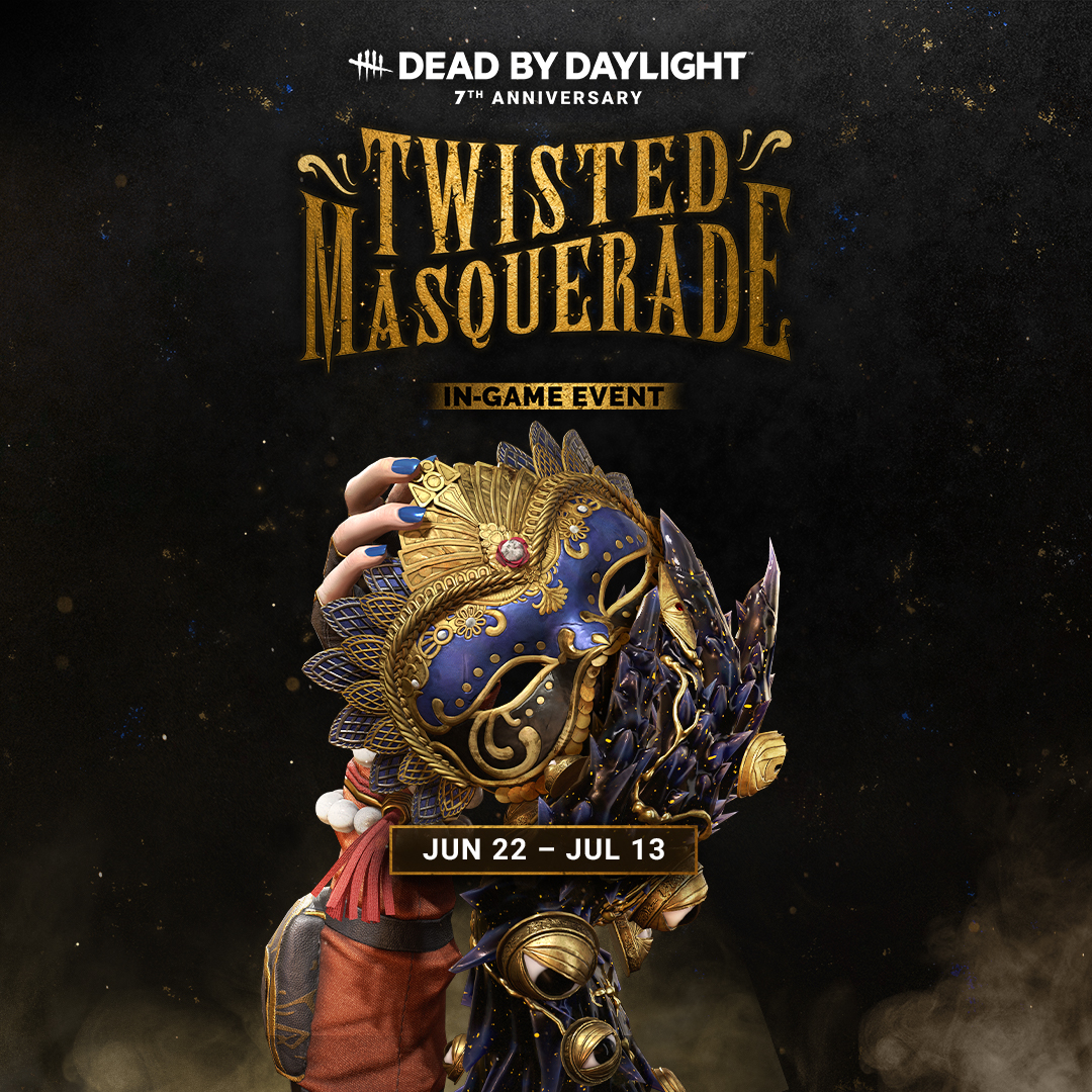 Twisted turn of events 🌀 👀 
Don't worry, the Twisted Masquerade is still happening. The Entity just needs an extra day to set up the festivities: The In-game event will go live on June 22nd at 11AM ET 🎭