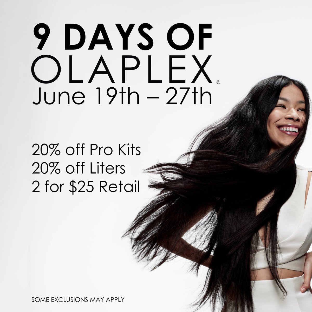 cosmoprofbeauty's tweet image. @Olaplex turns 9!! 🎉 Celebrate the #1 professional bond building brand with 9 days of OLAPLEX sales! 🧬 
Shop here: spr.ly/6012Otk5K

#cosmoprofbeauty #LicensedToCreate #olaplex #olaplexsale