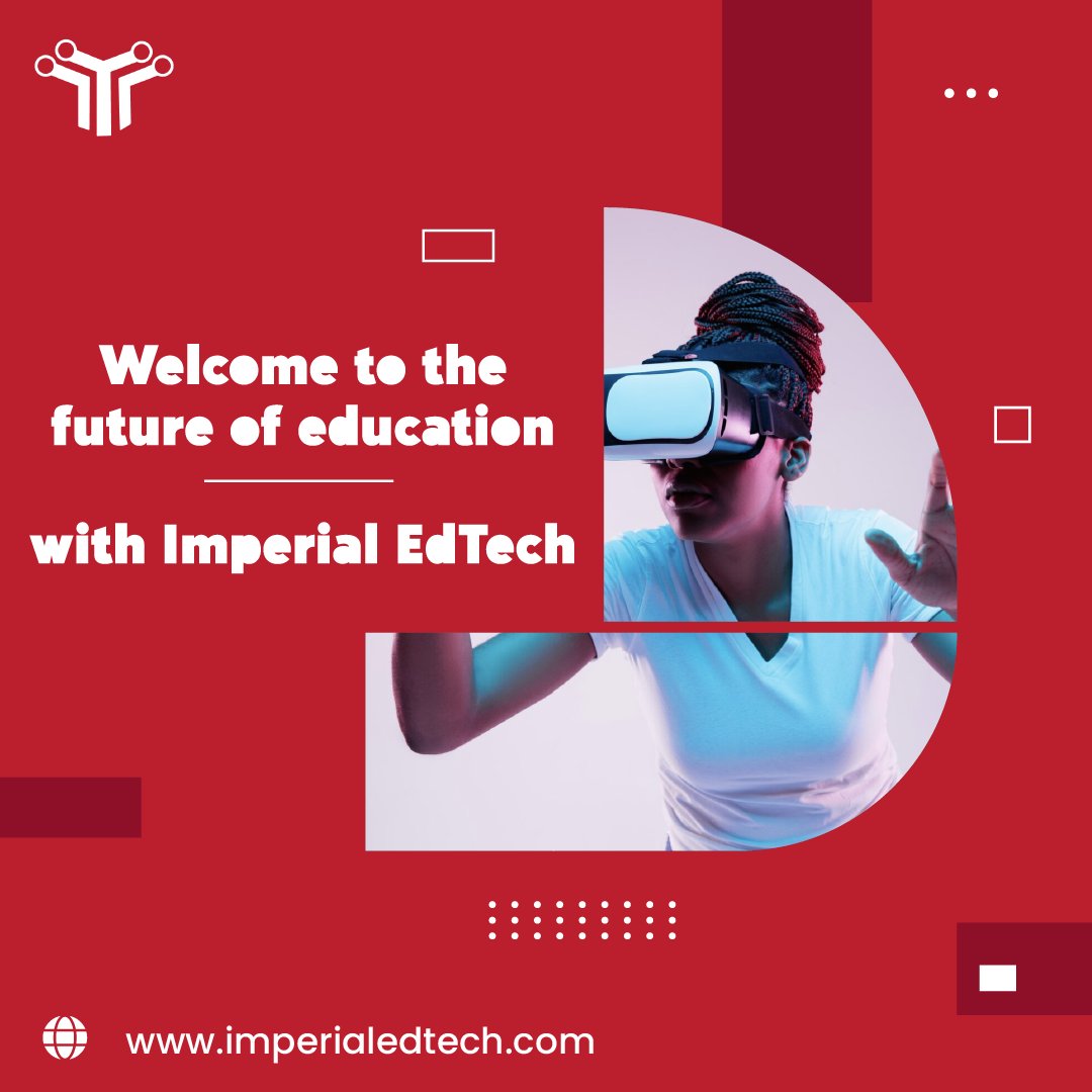 Imperial Edtech is here to help explore the future of education with technology at it'ss very best!!
#imperial #technology #edutech #education #futuretechnology