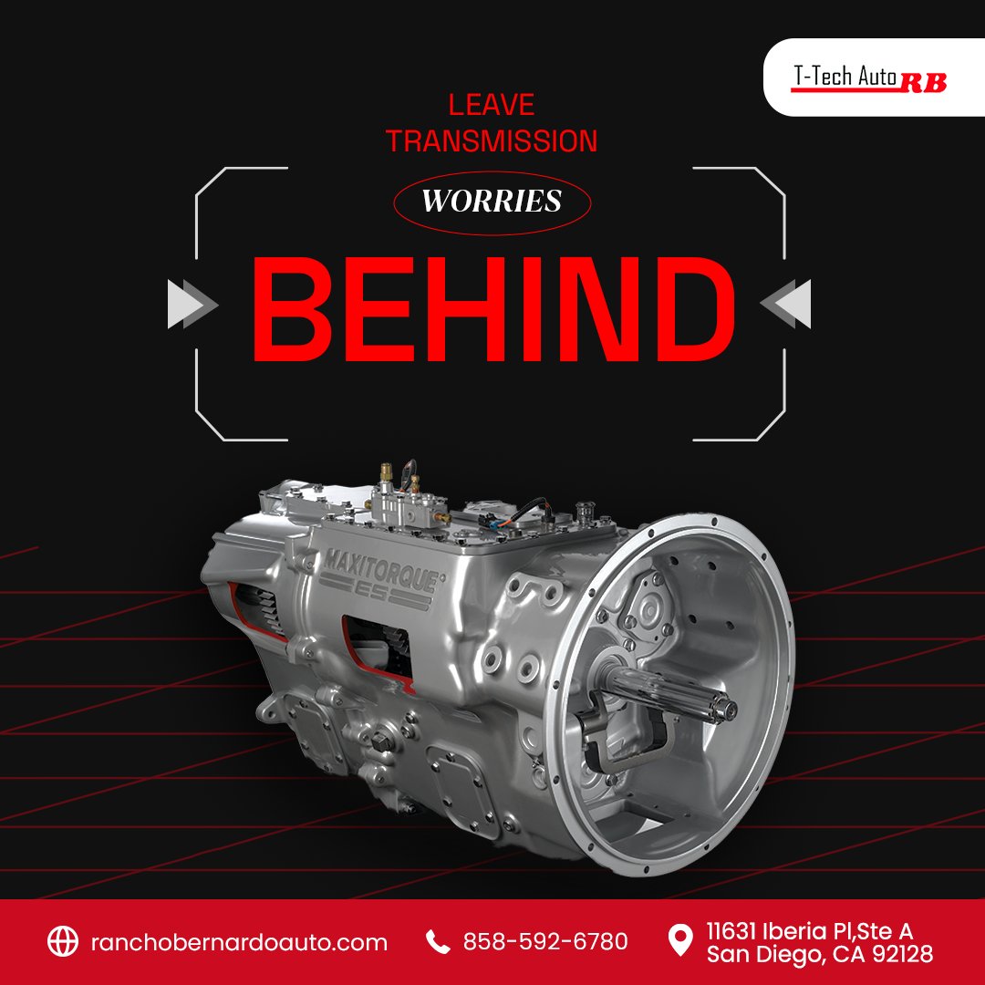 TTechAuto1's tweet photo. Say goodbye to transmission troubles! Our team has the expertise to diagnose and fix any issues, ensuring a worry-free driving experience.
Visit: https://t.co/2NzB6YCSb3
#carservice #getservice #benefits #sandiego #ttechauto #NoMoreWorries #TransmissionExperts https://t.co/2HYvDDdjq9