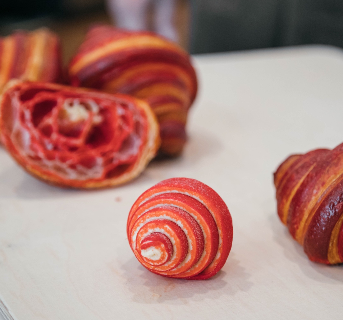 How in the world do we achieve such a gorgeous striped (and filled) croissant, you ask? Swipe to see how we roll.

If you haven't tried our brand new 'Striped Croissant', filled with pastry cream and fresh raspberry jam, you've been doing it wrong. Do it right—head to any of o...