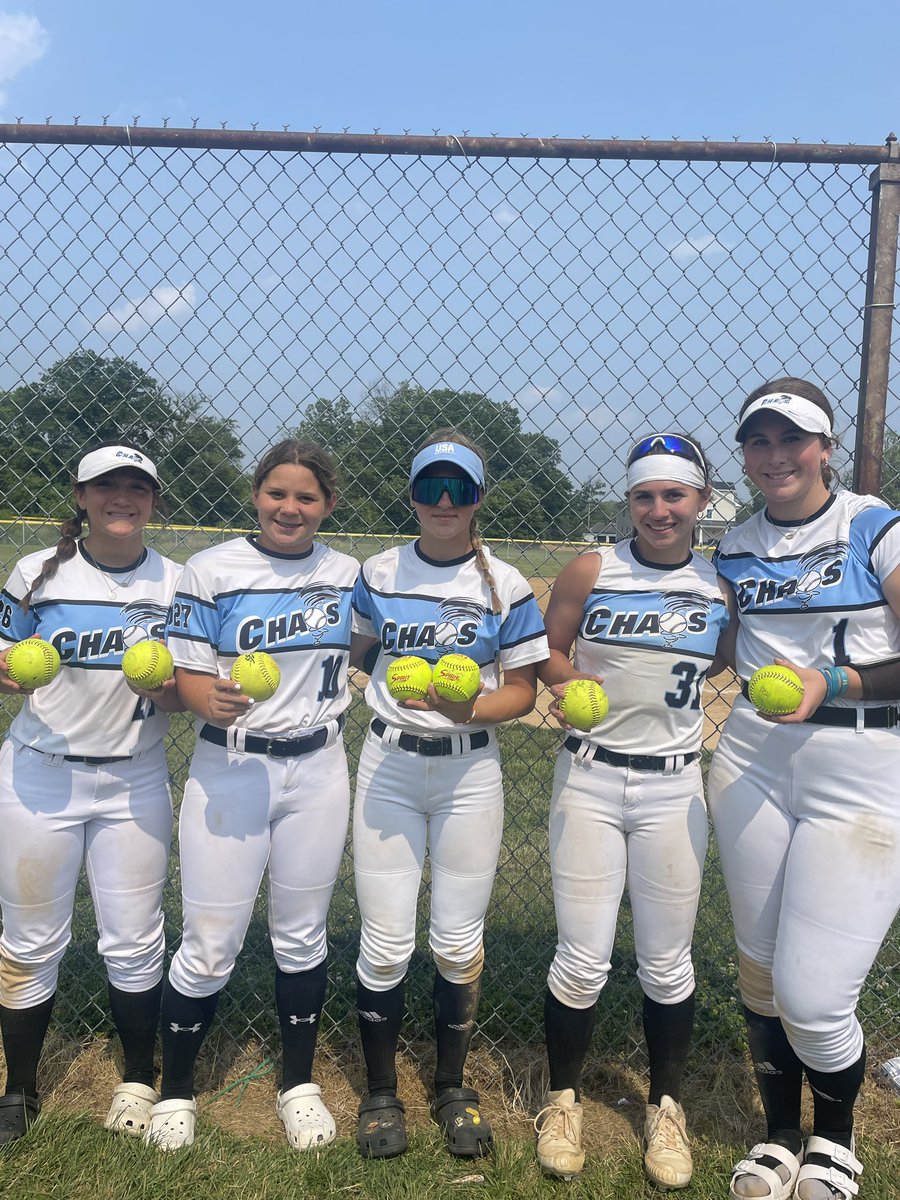 cam_shank's tweet photo. Here are a few clips from this weekend. I  went  8-16 with 2 Hr, a triple, and 2 doubles and a diving catch. So proud of my team and how we worked together!! @14uChaos @jillianwimmer04 @DanielleAudet26 @OliviaGeorge26 @EmilyRuss11 #BombSquad https://t.co/eYhStUVdze