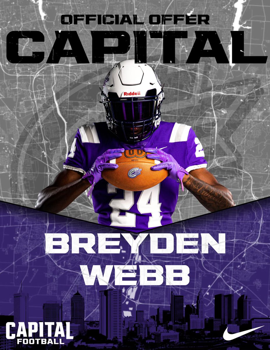 Blessed to receive my first offer. <a href="/CapitalU_FB/">Capital University Football</a> @CoachWallaceFB
