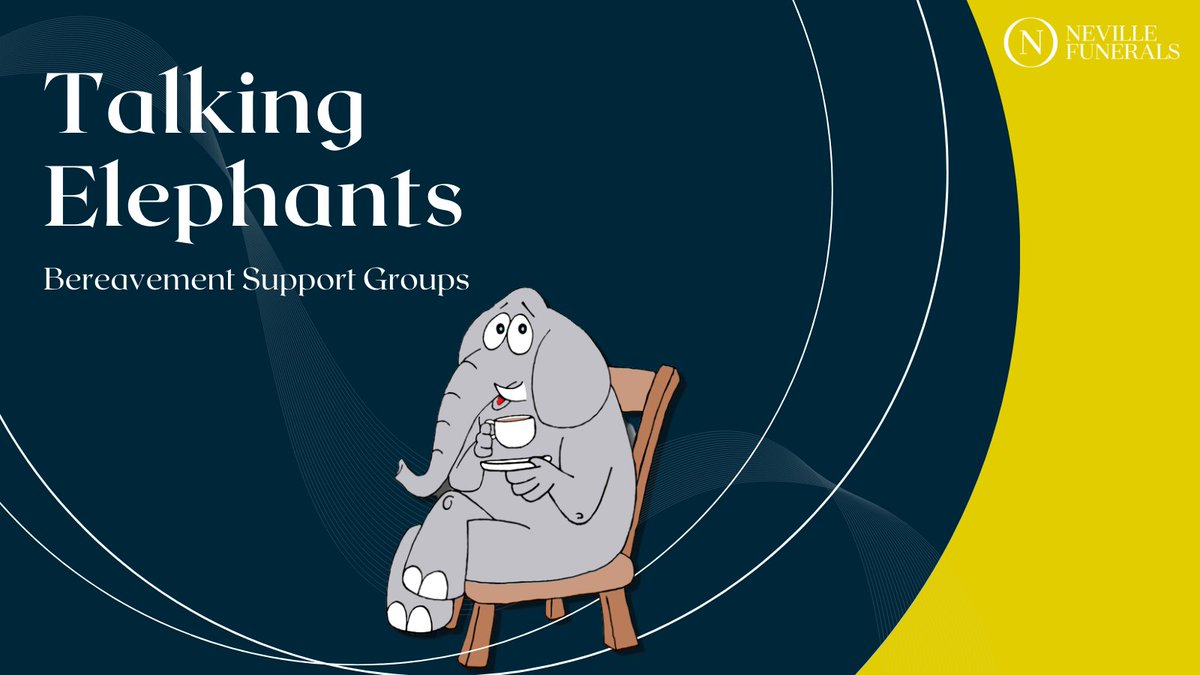 Our Talking Elephants support groups are available for everyone, whether you want to talk or simply listen.

Take a look at where we are running sessions below 👇

#BereavementSupport #Grief