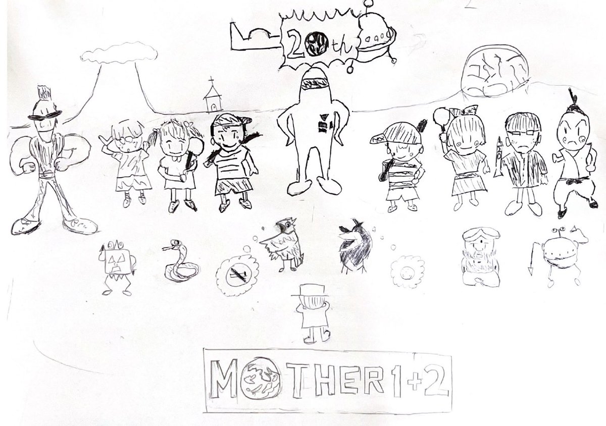 #MOTHER #MOTHER2 #MOTHER1+2
#Earthbound
MOTHER1+2 20周年！！