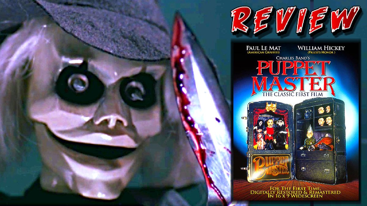 Hey guys! Check out my review of 1989's Puppet Master! > youtube.com/watch?v=IS1z00…

#HorrorMovies #HorrorCommunity #HorrorFamily #ScaryMovies #PuppetMaster #MovieReview #Review