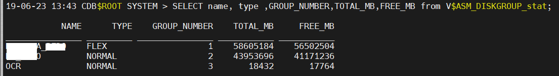 fdernoncourt's tweet photo. Where to find the REDUNDANCY of my #ASM diskgroup? I thought "let's ask ChatGPT" but it got it wrong. #ChatGPT claims there is a "REDUNDANCY" column in V$ASM_DISKGROUP of #DB19c while there isn't. The info is there mind you, but in the "TYPE" column.
#orclDB human #DBA https://t.co/Jno3Lax7NH