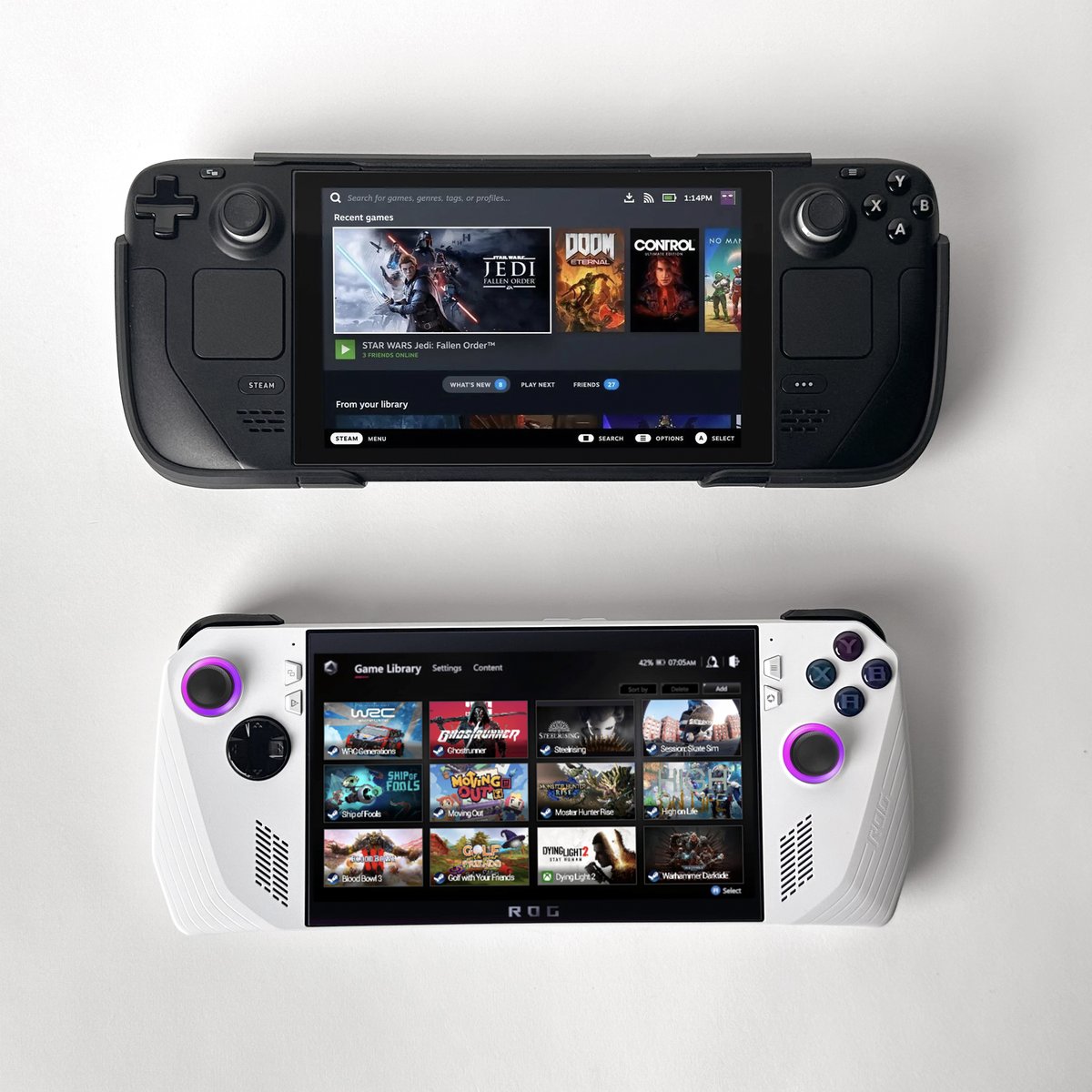 spigen's tweet photo. Our gaming collection’s always leveling up with the all-new Thin Fit Pro for the Steam Deck. Plus, new gear for the ASUS ROG Ally coming soon 🎮 #MondayDrop 

https://t.co/0nQ9vtfcZZ https://t.co/zmXfVIGZhO