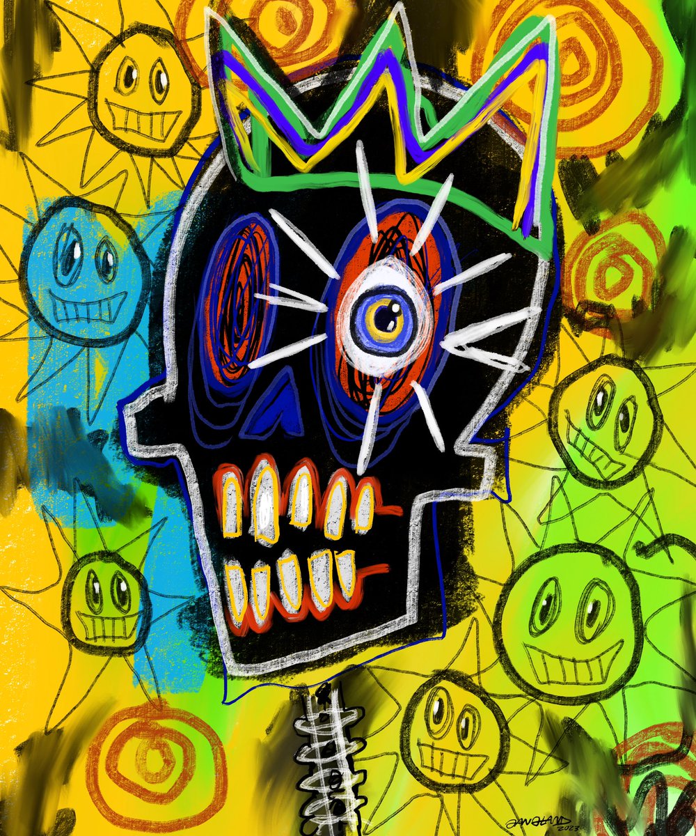eddiegangland's tweet photo. W i d e 👁️ E y e 
by @eddiegangland c. 2023

…
#art #painting #artwork #nft #nfts #nftart #nftartist #nftcommunity #web3 #artist https://t.co/KWA4SxgO0Z