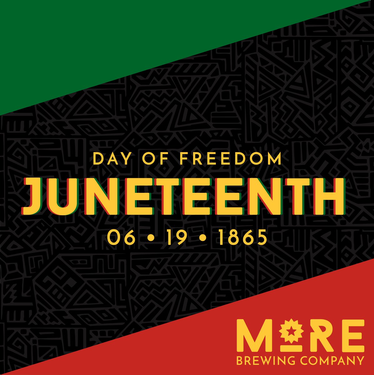 Today, we honor Juneteenth, a pivotal moment in American history. It signifies the end of slavery and the triumph of freedom. Let's commemorate the strength, resilience, and spirit of the African American community and the importance of inclusion and togetherness. 🍻