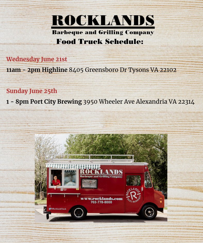 rocklandsbbq's tweet image. #RocklandsTruck brings que to you! #foodtruck #dcfoodies #eatyourbbq