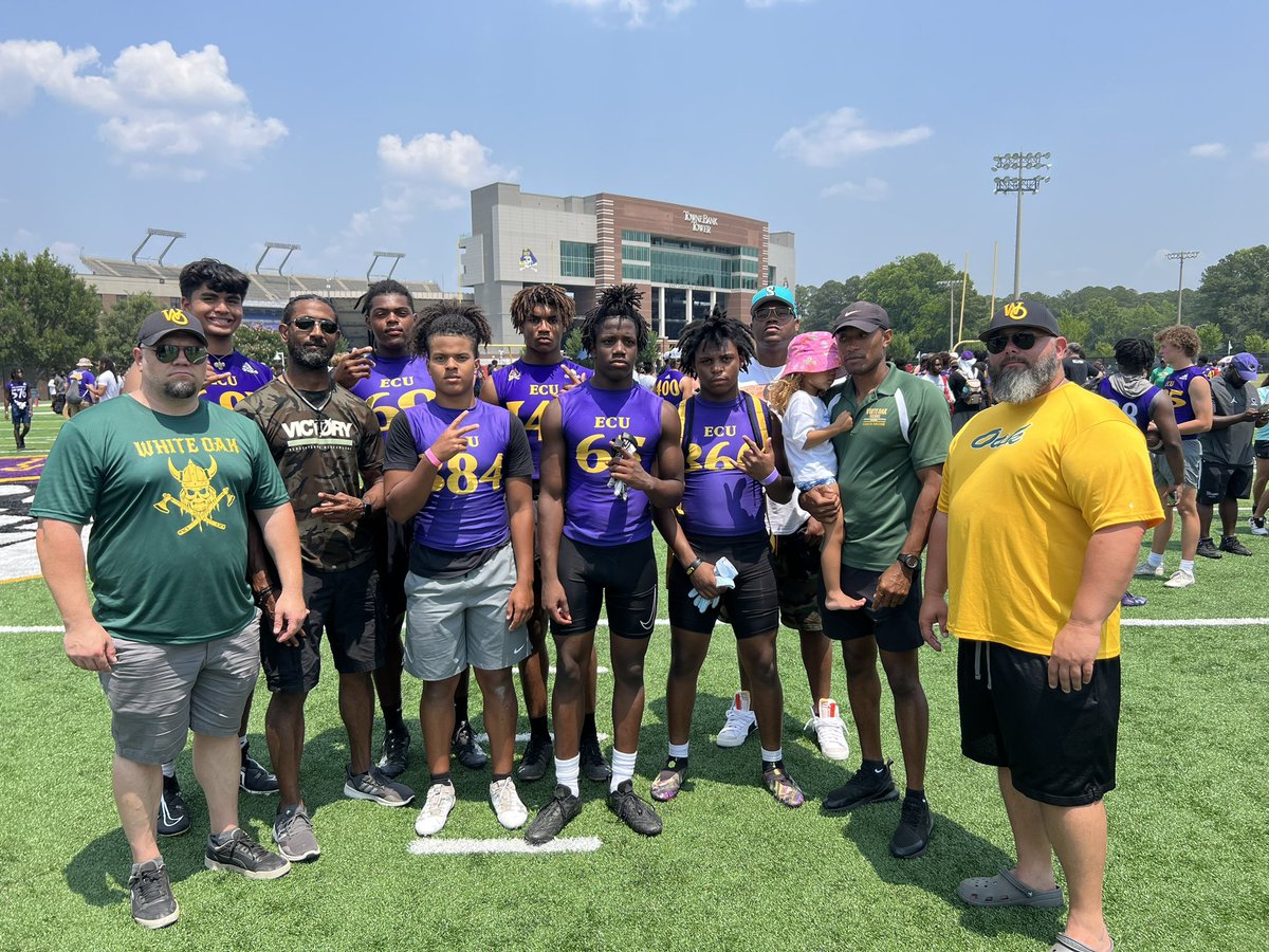 Nicholas Johnson (@nickjohnsonnej) on Twitter photo Had an amazing day at <a href="/ECUPiratesFB/">ECU Football</a> YESTERDAY‼️‼️ Thank you <a href="/CoachDonnieK/">Donnie Kirkpatrick</a> <a href="/coachdaoust/">Tim Daoust</a> for the amazing experience can’t wait to be back!
@_coacharchie <a href="/CoachBrown910/">Orpheus Brown</a> @ao_snapshot <a href="/jbyrd0625/">Jonathan Byrd</a> <a href="/WhiteOakFB/">White Oak Football</a> Had an amazing day at <a href="/ECUPiratesFB/">ECU Football</a> YESTERDAY‼️‼️ Thank you <a href="/CoachDonnieK/">Donnie Kirkpatrick</a> <a href="/coachdaoust/">Tim Daoust</a> for the amazing experience can’t wait to be back!
@_coacharchie <a href="/CoachBrown910/">Orpheus Brown</a> @ao_snapshot <a href="/jbyrd0625/">Jonathan Byrd</a> <a href="/WhiteOakFB/">White Oak Football</a>