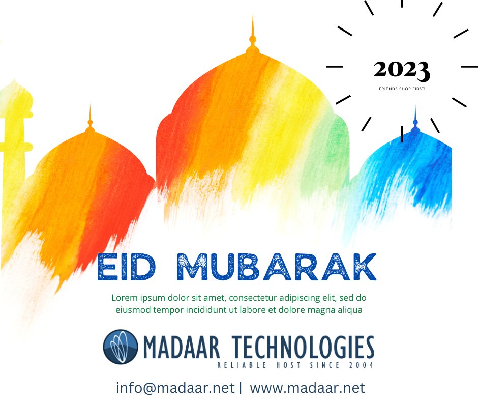 Eid Al Adha Mubarak to all brothers & Sisters across the globe. #EidUlAdha2023 #EidAlAdha2023 #EidMubarak #eid2023 #WebHosting #Domains #CloudServers #CloudHosting #CPanel #CWP #Plesk