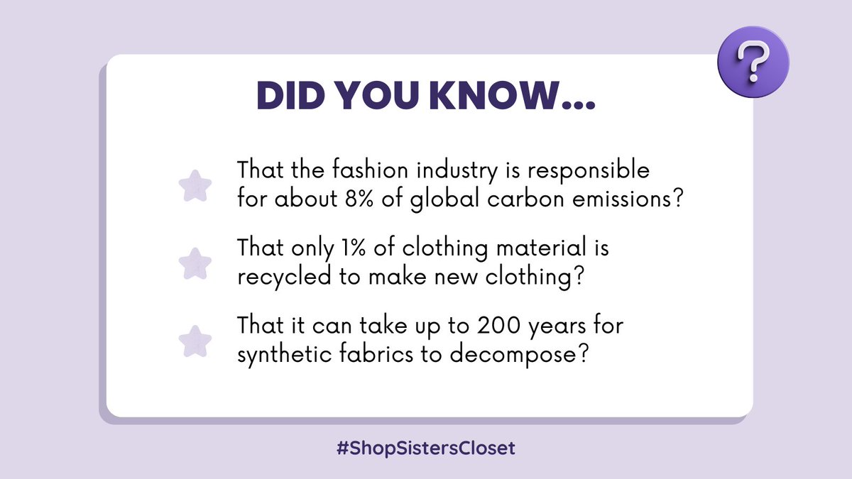 #FastFashion has a hidden price tag that extends far beyond its affordability. That’s why we are advocates of the #ZeroWaste, #EcoFashion movement! Retweet to spread these fast fashion facts 💡