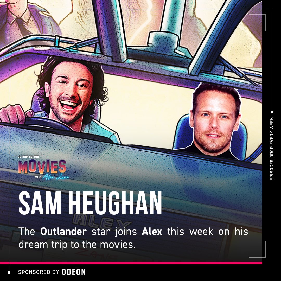 EP 38 DROPS TOMORROW!

<a href="/Alex_Zane/">alex zane</a> takes #Outlander star, <a href="/SamHeughan/">Sam Heughan</a>, on his dream trip to the movies.

🎟️ + We’re giving away a pair of cinema tickets courtesy of <a href="/ODEONCinemas/">ODEON</a>.

Click the link below to sub &amp; be notified as soon as the interview is up.
linktr.ee/triptomoviespod